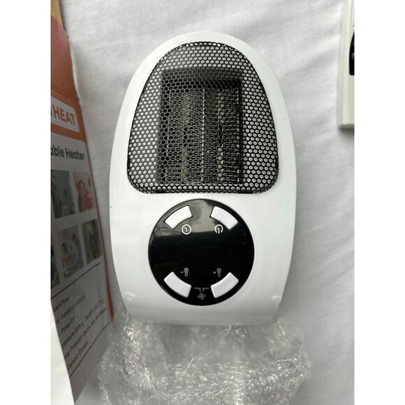 Ozzi Heat Portable Heater, Plug-in, With Remote, Timer Function, 2 Speeds, NIB - Picture 7 of 7